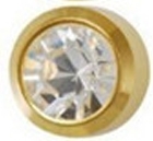 Серьги завальцованные средние R204 хрусталь Серьги завальцованные средние R204 хрусталь