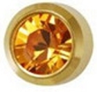 Серьги завальцованные средние R211 топаз Серьги завальцованные средние R211 топаз