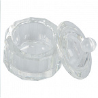 Стаканчик для ликвида стекло с крышкой большой Стаканчик для ликвида стекло с крышкой большой