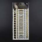 Наклейки для тела большие 80