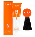 4/52  шатен махагоново–фиолетовый 100мл Ollin N-Joy