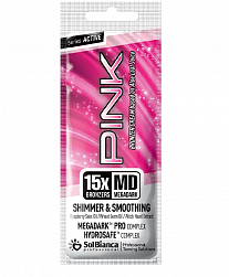 SOLBIANCA Средство для загара Pink  15х bronzer с шиммер эфф, масл. малин. косточек и зарод.пшеницы 15мл