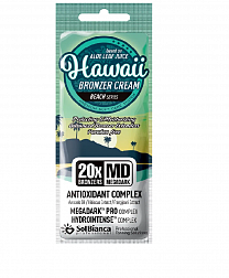 SOLBIANCA Средство для загара Hawaii 20х bronzer с маслом авокадо, экстрактами гибискуса и франжипани 15 мл