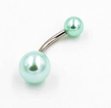 Банан пластиковые шарики 07 бирюза Банан пластиковые шарики 07 бирюза