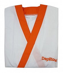 Халат косметолога Depiltouch белый