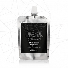 Осветляющий крем Black Cream Lightener черный угольный для волос 250мл