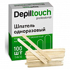 Шпатель деревянный Depiltouch 100шт  114х10мм