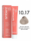 10.17 Экстра светлый блондин пепельно-фиолетовый 60мл AMBIENT 10.17 Экстра светлый блондин пепельно-фиолетовый 60мл AMBIENT