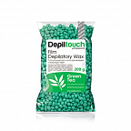 Горячий воск Depiltouch 200гр зеленый чай