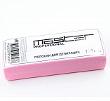 Бумага для депиляции MASTER Professional 100шт. флизелин розовый