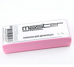 Бумага для депиляции MASTER Professional 100шт. флизелин розовый