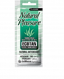 SOLBIANCA Средство для загара Natural Pleasure с маслом авокадо, экстр. зеленого чая и вит Е 15 мл