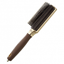 Щетка Olivia Garden ID2073 EXPERT STYLE CONTROL Nylon Bristles Gold&Brown