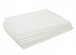 Простыня Чистовье 80х200см 20шт 02-892 белая стандарт 12 г/м2