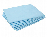 Простыня Чистовье 80х200см 20шт 02-904 голубая