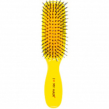 Щетка I LOVE MY HAIR 1503 Spider Classic желтая глянцевая S
