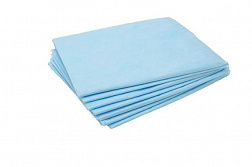 Простыня Чистовье 160х200см 20шт 02-901 голубая 12 г/м2