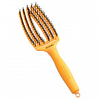 Щетка Olivia Garden ID1836 Fingerbrush Care Iconic Boar&Nylon YELLOW SUNSHINE Щетка Olivia Garden ID1836 Fingerbrush Care Iconic Boar&Nylon YELLOW SUNSHINE