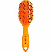 Щетка I LOVE MY HAIR 1502 Spider Classic оранжевая глянцевая L