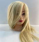 Голова OLLIN Professional блондин 60см 50% натуральные+ 50% термостойкие синтетические волосы
