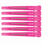 Зажим Ollin Professional 398622 6шт с силиконовой резинкой