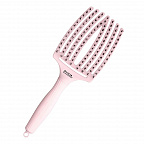 Щетка Olivia Garden ID1686 Fingerbrush Care Iconic Boar&Nylon Pastel Pink L
