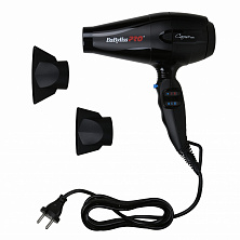 Фен BaBylissPRO BAB6510IRE Caruso ION 2400Вт черный