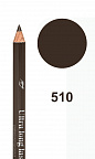 Карандаш для глаз дерево 510 темно коричневый Карандаш для глаз дерево 510 темно коричневый