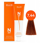 7/44 русый интенсивно-медный 100мл Ollin N-Joy