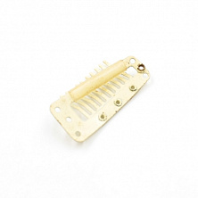 Шиньонные зажимы (белые) треугольные