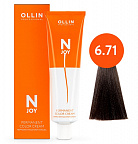 6/71 темно-русый коричнево-пепельный 100мл Ollin N-Joy 6/71 темно-русый коричнево-пепельный 100мл Ollin N-Joy