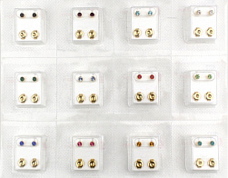 Серьги Starex завальцованные средние Серьги Starex завальцованные средние