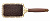 Щетка Olivia Garden ID2074 EXPERT CARE RECTANGULAR Nylon Bristle Gold&Brown L