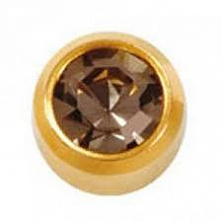 Серьги завальцованные средние R214 черный бриллиант Серьги завальцованные средние R214 черный бриллиант