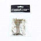 Шпильки 60мм 60шт. коричневые волна