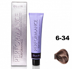 6/34 темно-русый золотисто-медный 60мл Ollin Performance