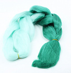 Канекалон 2-цветный 100гр 130см B44 ментолово изумрудный Канекалон 2-цветный 100гр 130см B44 ментолово изумрудный