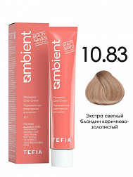 10.83 Экстра светлый блондин коричнево-золотистый 60мл AMBIENT 10.83 Экстра светлый блондин коричнево-золотистый 60мл AMBIENT