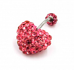 Банан Сваровски сердце 03 Банан Сваровски сердце 03