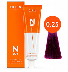 0/25 фиолетово-махагоновый розовый 100мл Ollin N-Joy