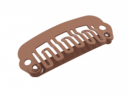 Шиньонные зажимы (коричневые)