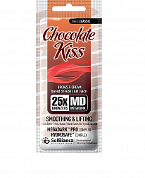 SOLBIANCA Средство для загара Chocolate Kiss 25х bronze с маслом какао, ши, черн. тмина и гиалур.кис-той 15 мл