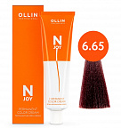 6/65 темно-русый красно-махагоновый 100мл Ollin N-Joy