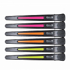 Зажим Ollin Professional 398431 6шт с силиконовыми вставками