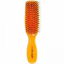 Щетка I LOVE MY HAIR 1503 Spider Classic оранжевая глянцевая S