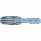 Щетка I LOVE MY HAIR 1803 Русалочка синяя прозрачная S