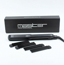 Утюжок MASTER Professional MP-109 гофре с насадками