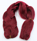 Канекалон 1-цветный 100гр 130см A19 вишневый Канекалон 1-цветный 100гр 130см A19 вишневый