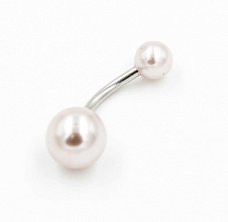 Банан пластиковые шарики 06 серебро Банан пластиковые шарики 06 серебро