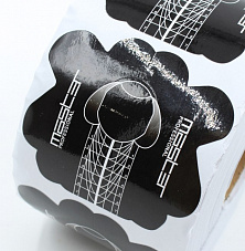 Формы одноразовые 500шт MASTER Professional 454 широкие черные